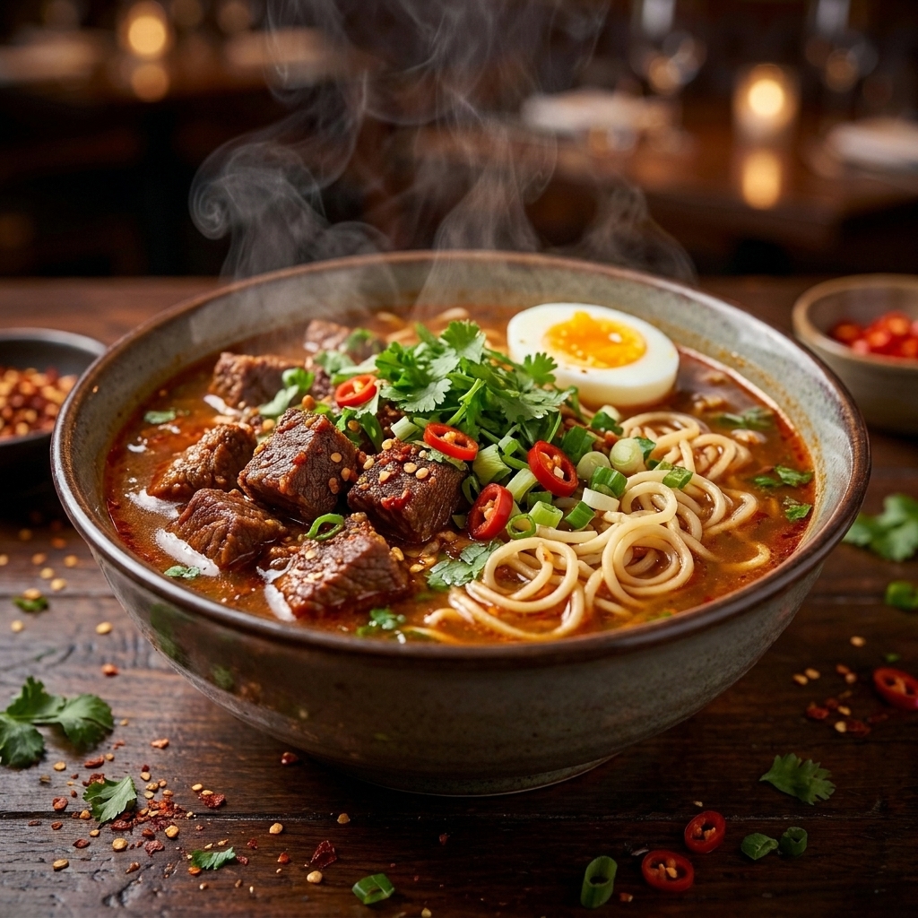 Beef Ramen Pepper Soup