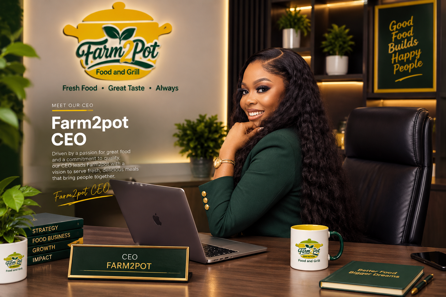 Farm2Pot And Grill — Meet the CEO
