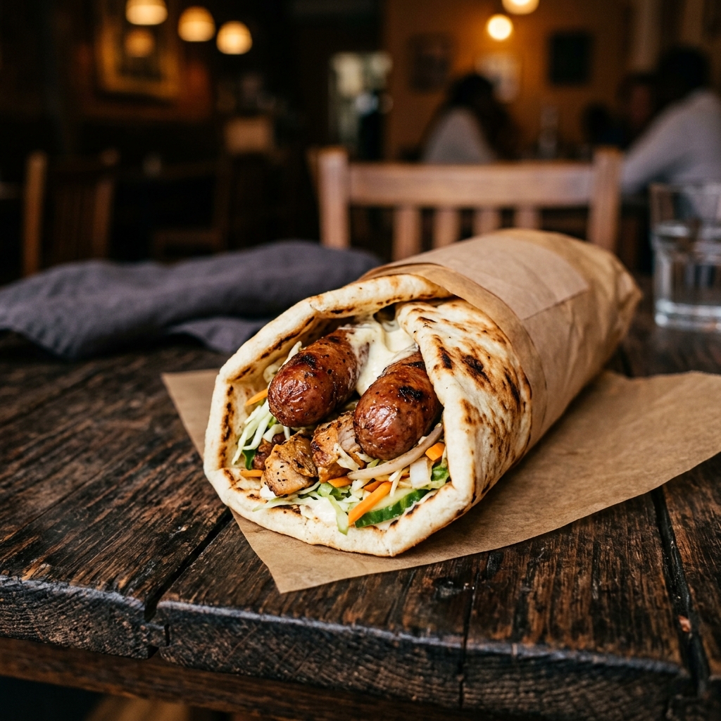 Chicken Shawarma (Double Sausage)