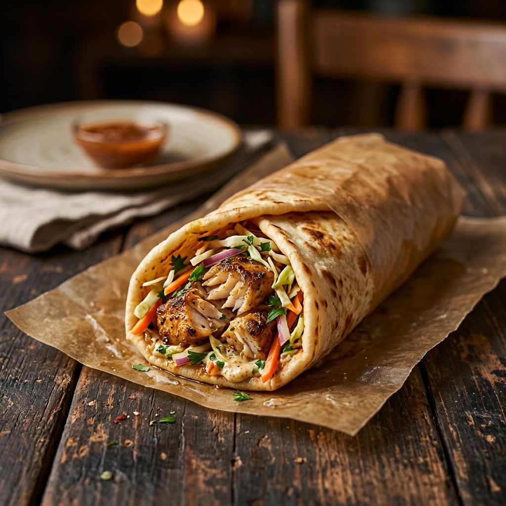 Croaker Fish Shawarma