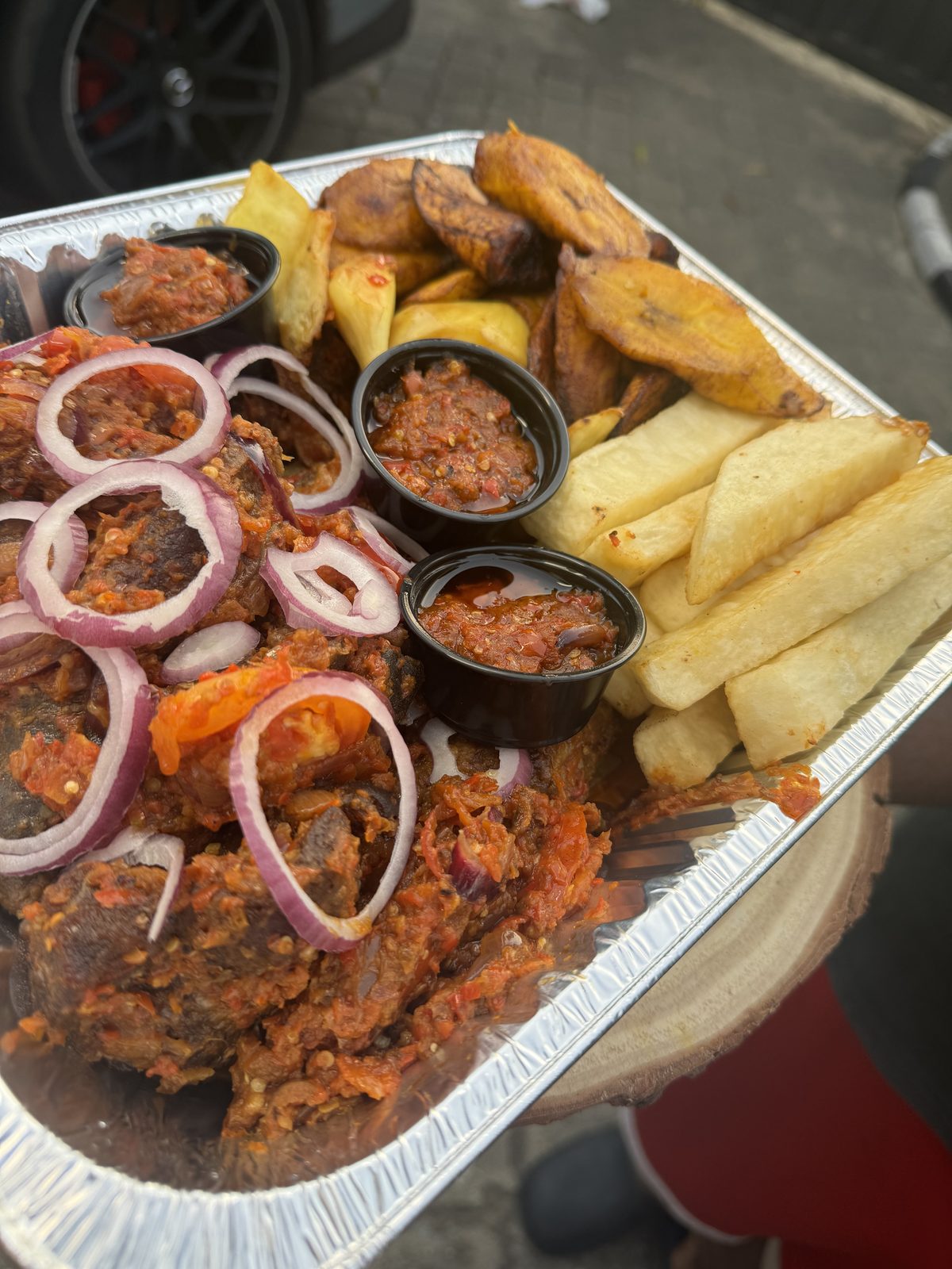 Goat Meat Platter