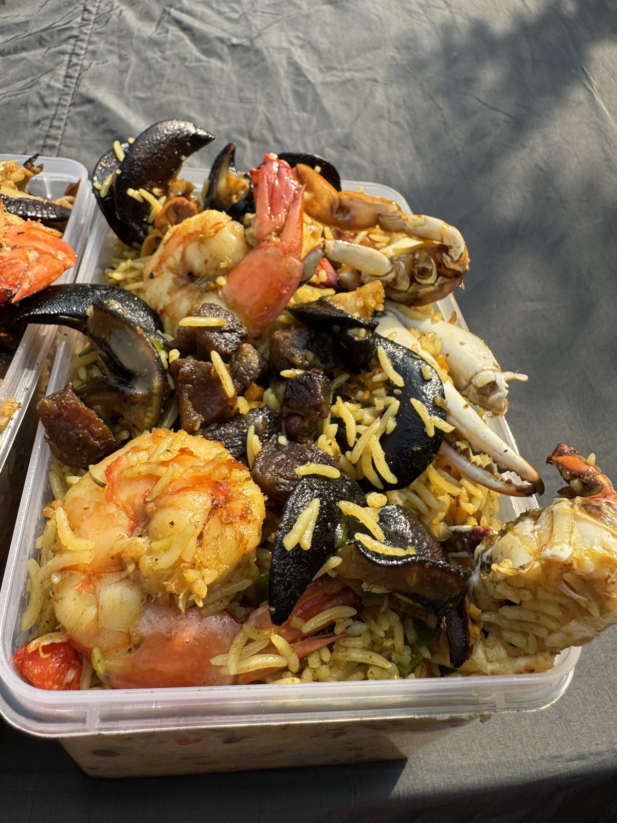 Seafood Jollof